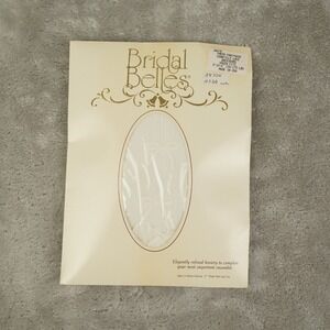 Vintage Bridal Belles Bow Embellished Hosiery Coquette 80s Lolita Brand New